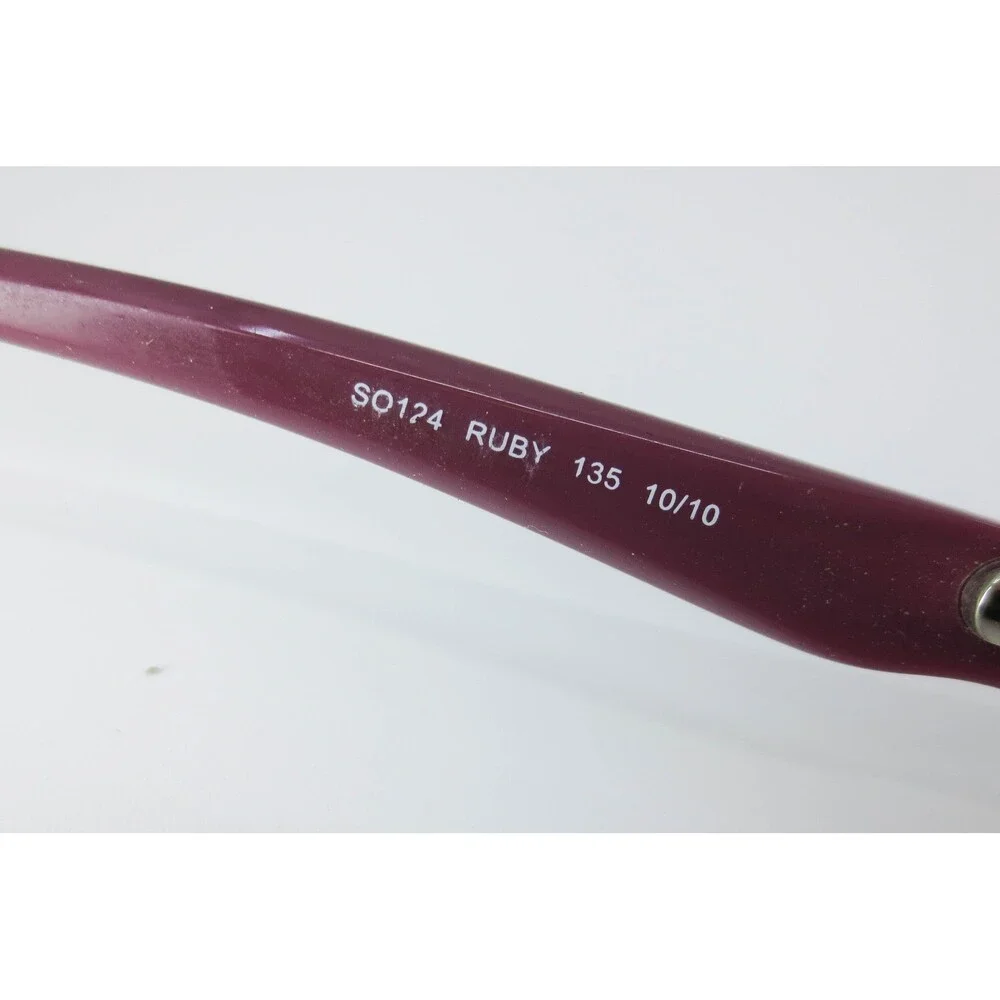 Sigrid Olsen SO124 Ruby Eyeglass Frames Red 53-16-135 Designer Glasses